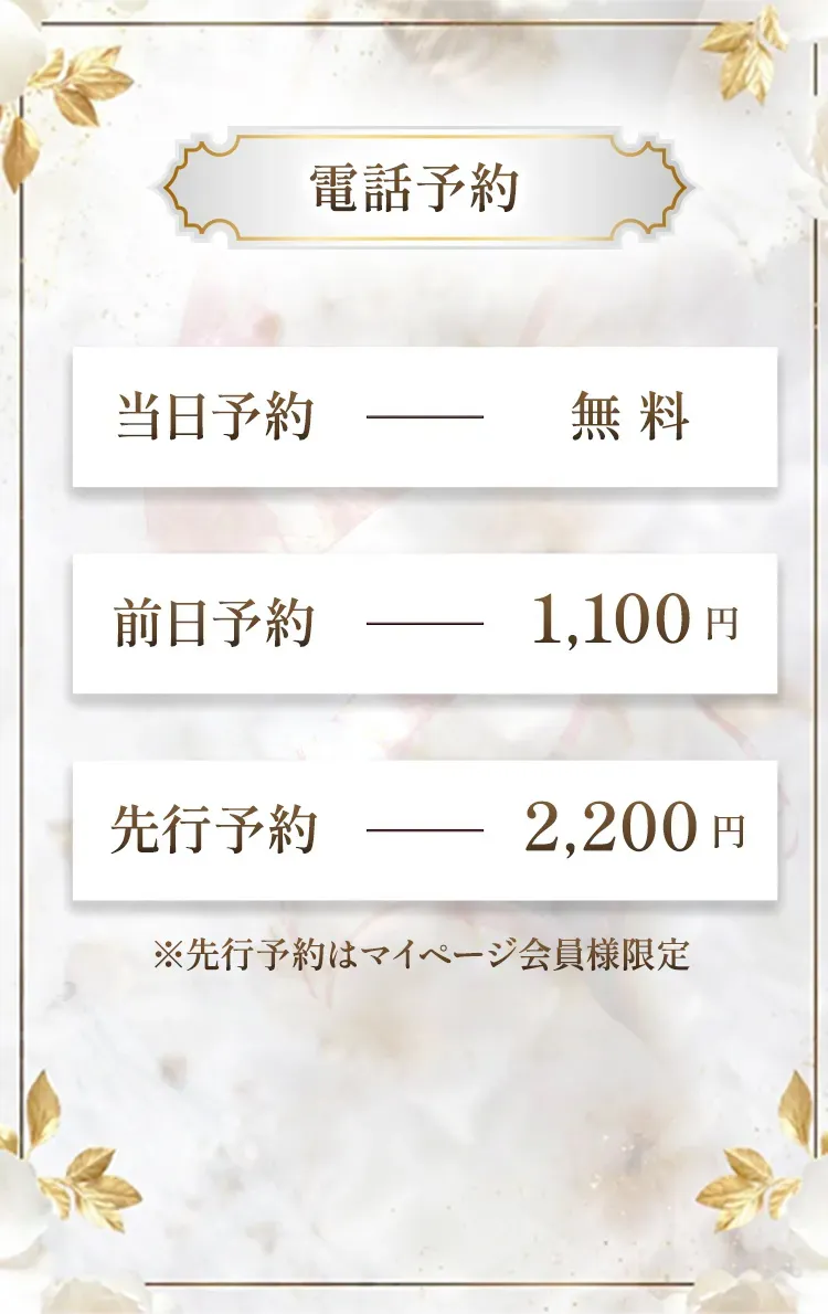 電話予約について
